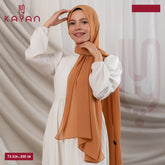 Long Plain Chiffon - Caramel